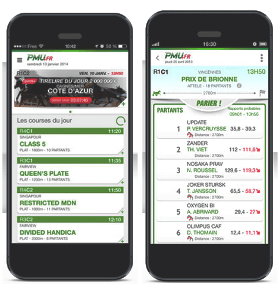 Application pmu poker pour android