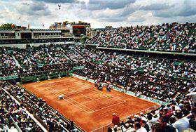 cour central de Roland Garros