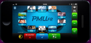 PMU Poker sur mobile