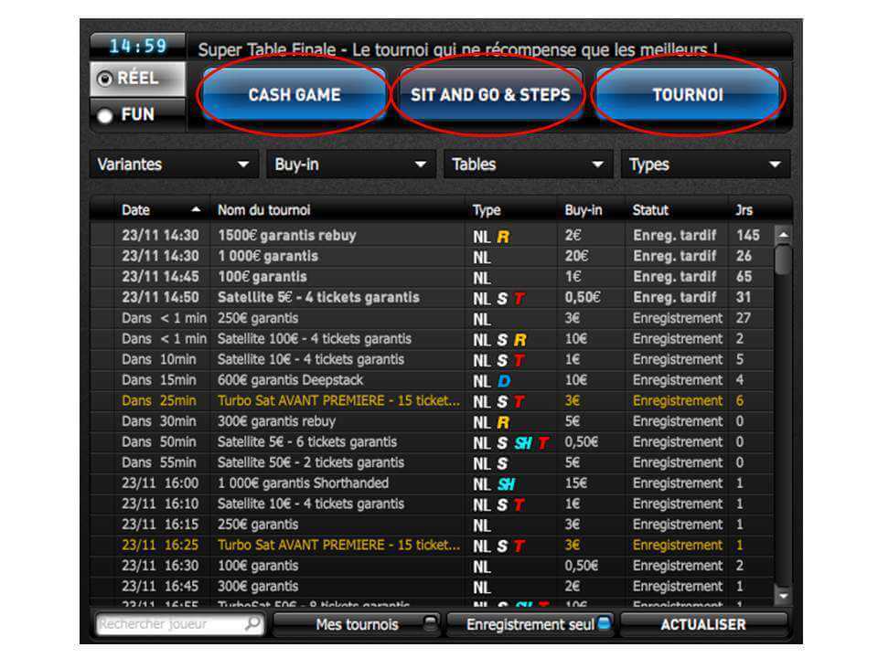 Choix bookmakers