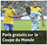 Paris gratuits sur la Coupe du Monde