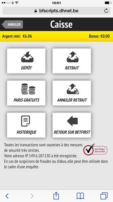 avis appli mobile betfirst