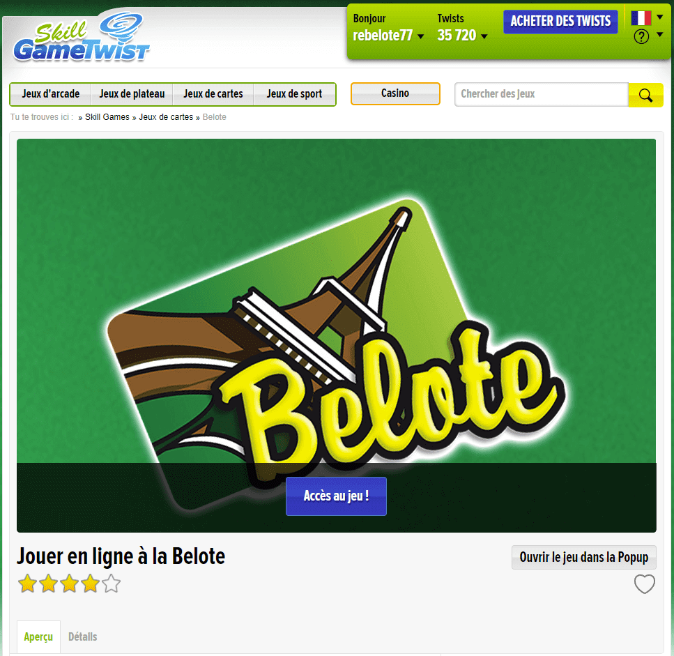 Gametwist Belote Gametwist Belote