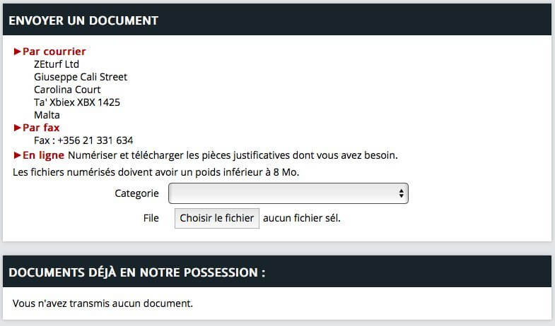 Procédure de validation de compte sur ZEbet