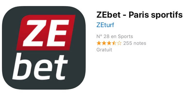 Application mobile de ZEbet