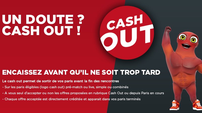 Cash out sur vos paris sport