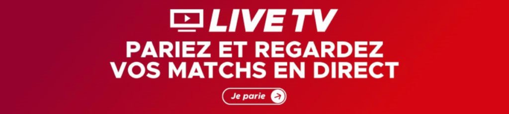 Aidez-vous du live stream des matchs pour parier en direct