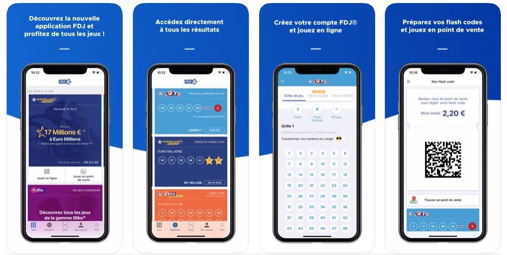 Application mobile de la FDJ