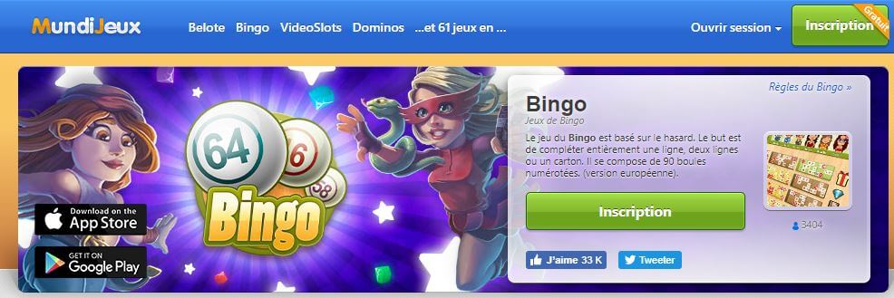 bingo en ligne mundijeux