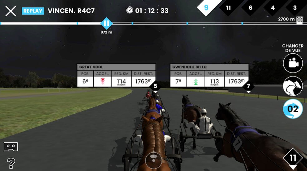 Tracking PMU pour les courses