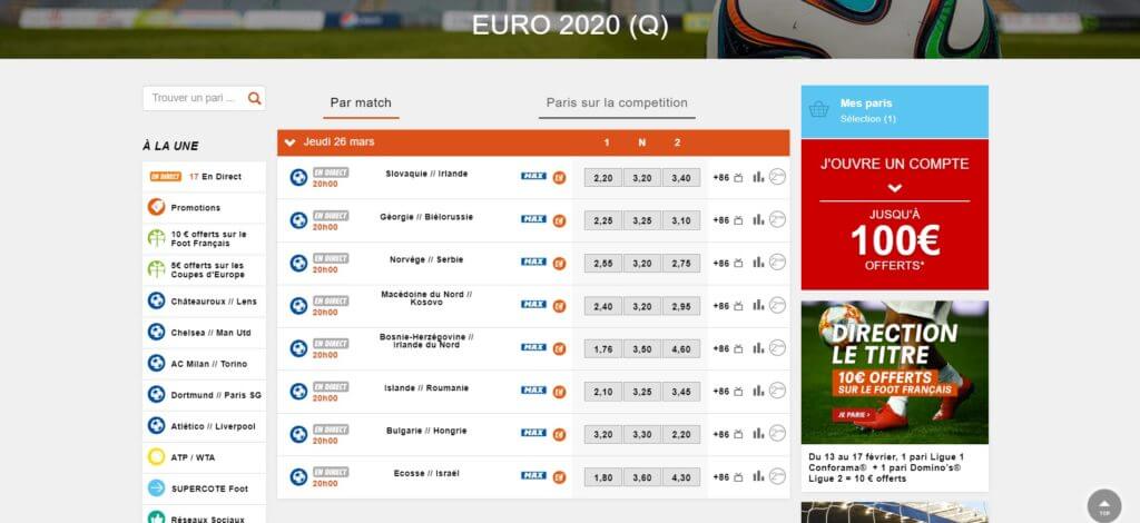 PMU Euro-2020