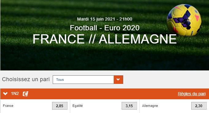 france allemagne euro 2020