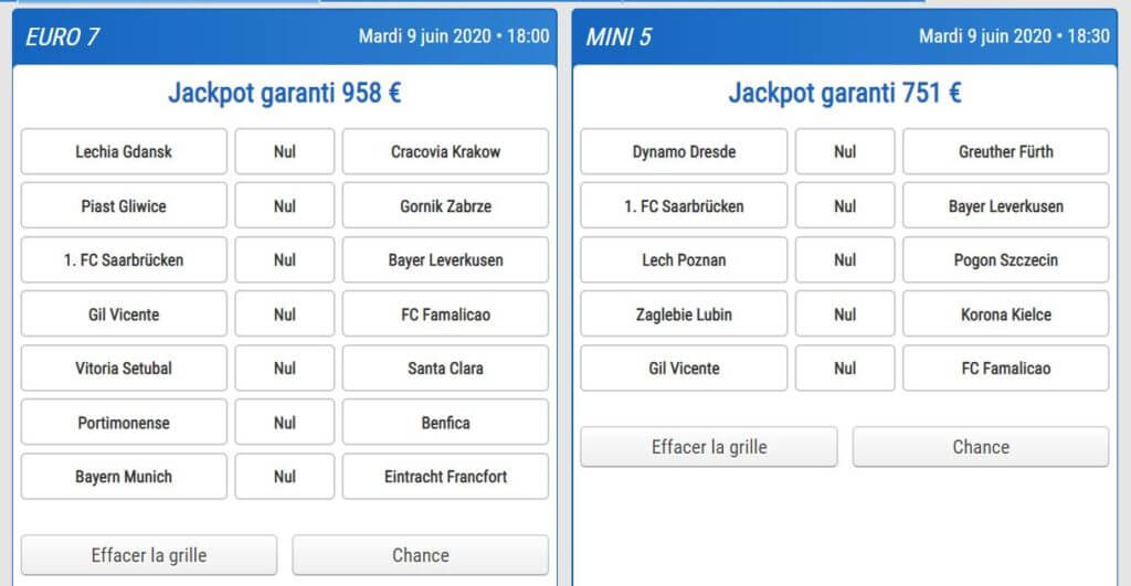 france pari loto foot