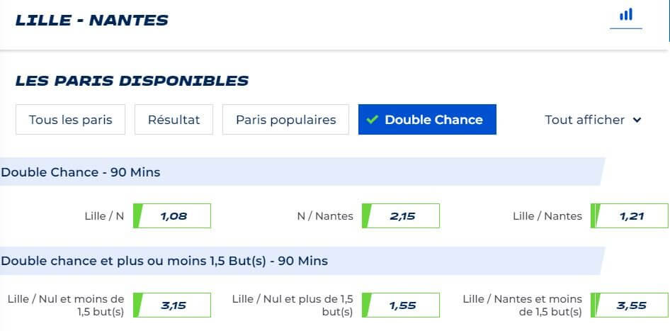 paris double chance 