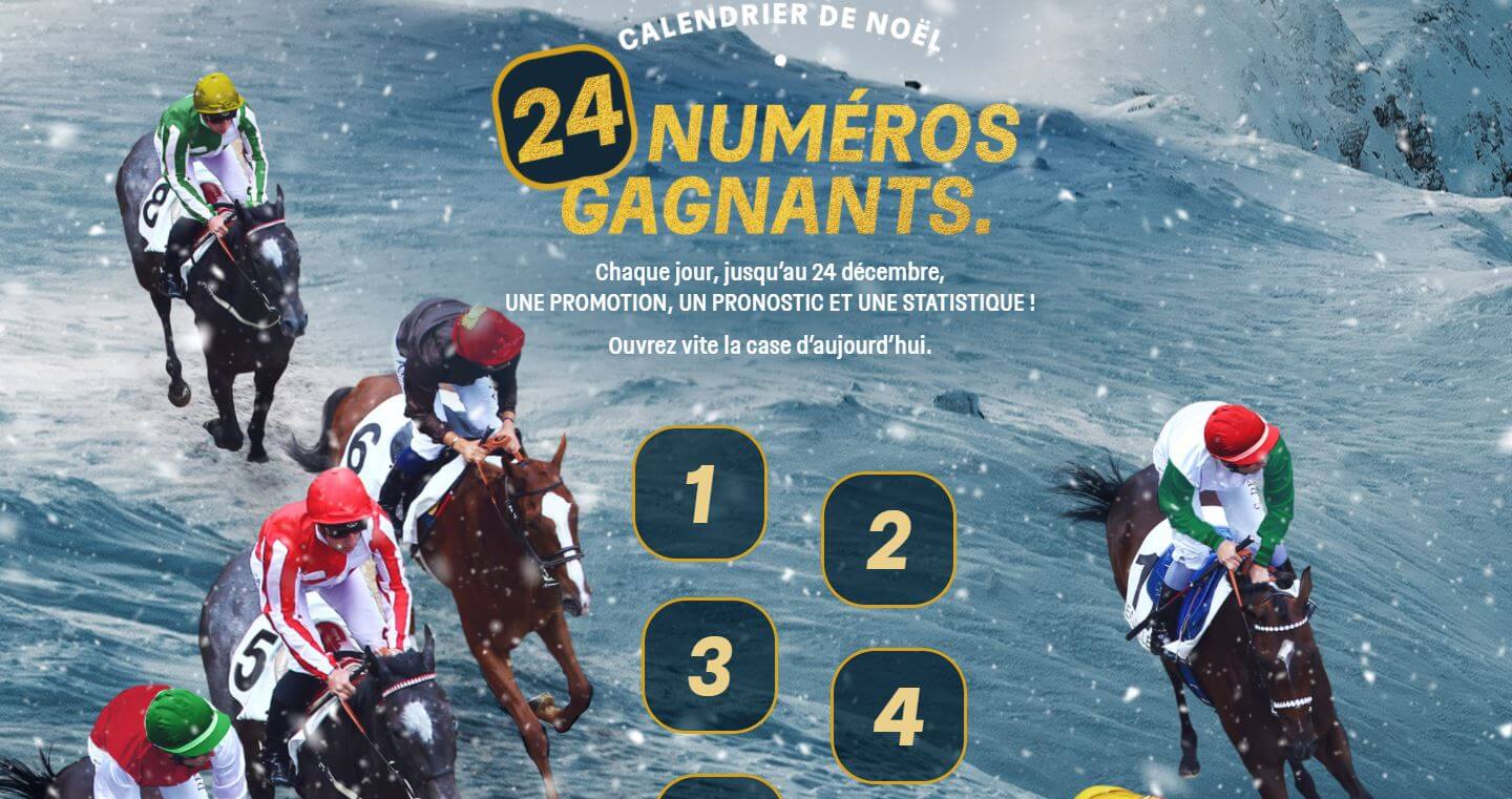 Calendrier de l'avent 2021 : Winamax, Unibet, Netbet...