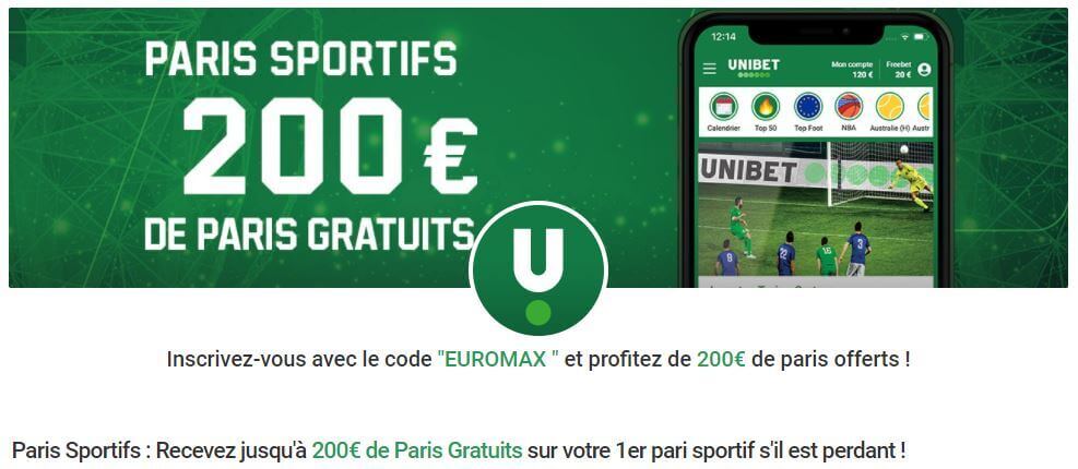 Inscription Unibet