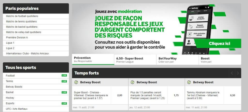 betway paris sportifs betway sport