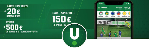 Offre hippique de bienvenue Unibet