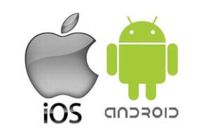 ios and android logos