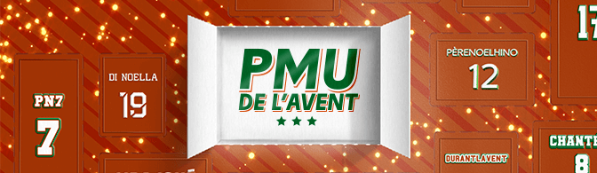 calendrier avent pmu
