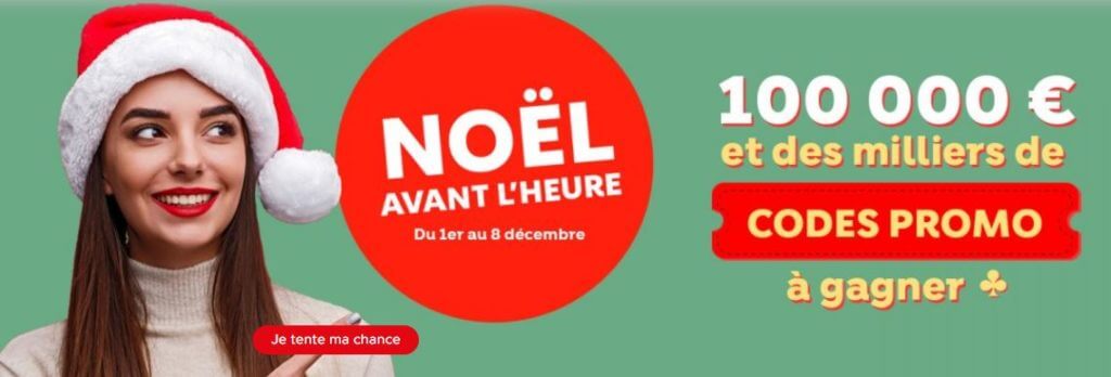 codes promo fdj noel
