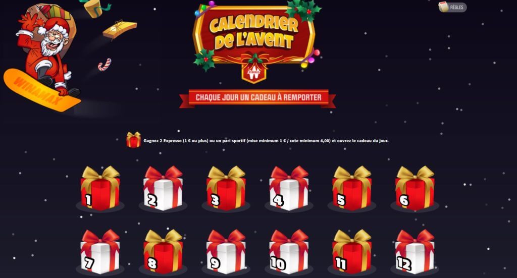 calendrier avent winamax