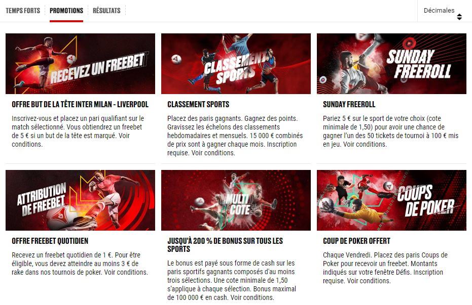 bonus pokerstars sports code promo pokerstars sport