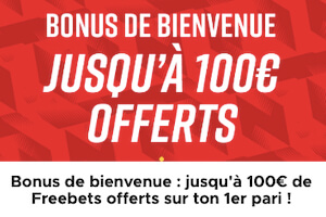 Jusqu'à 100€ pour les nouveaux joueurs