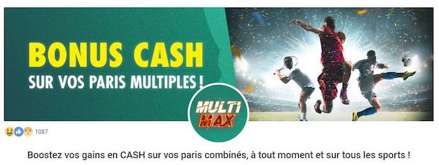Bonus MultiMax Ligue 1 Unibet