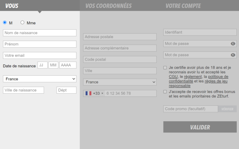 Inscription ZEturf : comment ouvrir un compte sur le site de turf