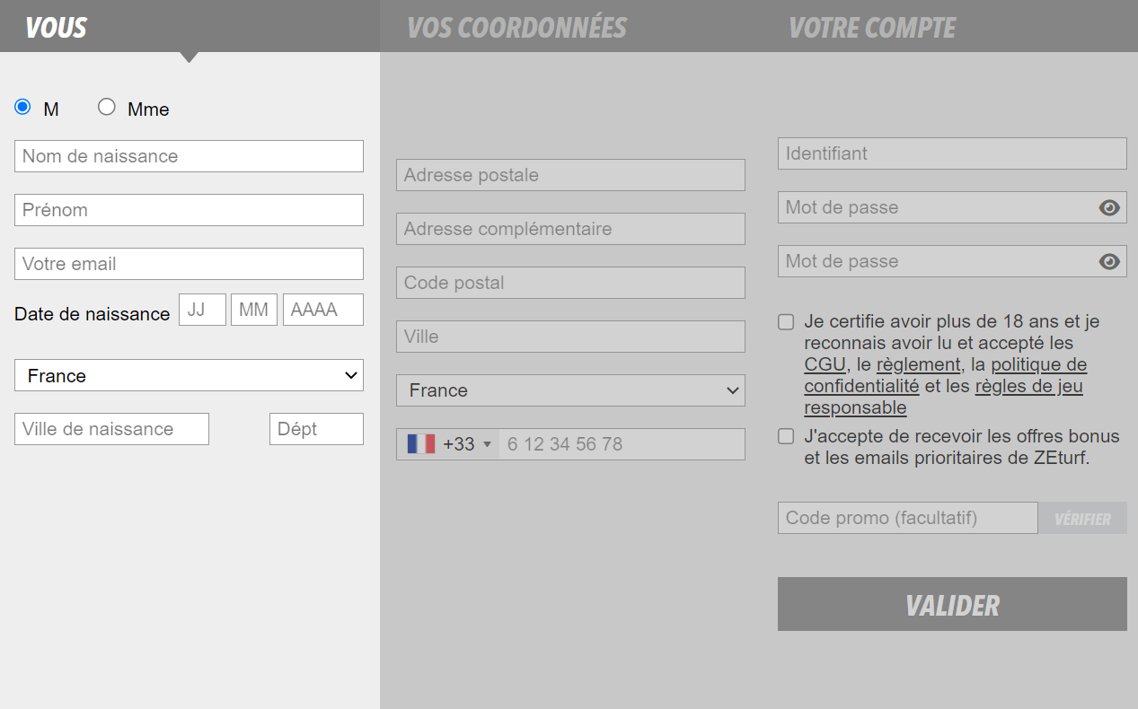Inscription ZEturf : comment ouvrir un compte sur le site de turf