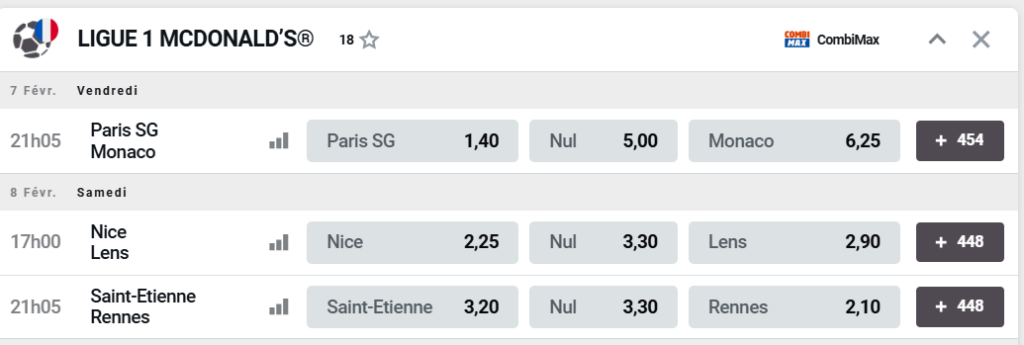 pmu paris foot
