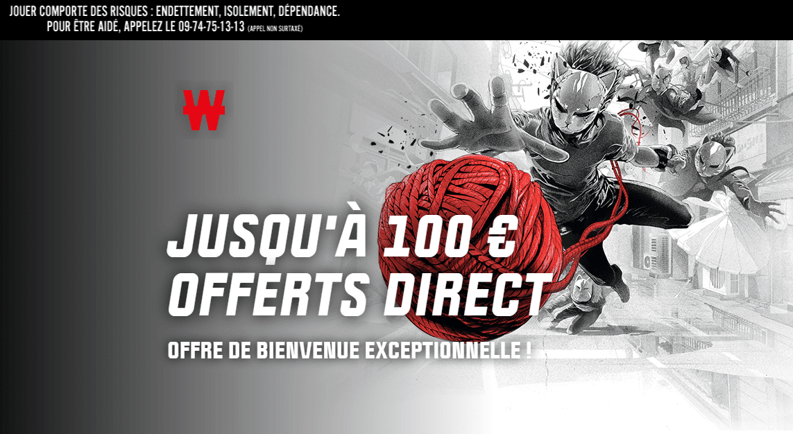 Code promo Winamax janvier 2024 100€ + 250€ de bonus