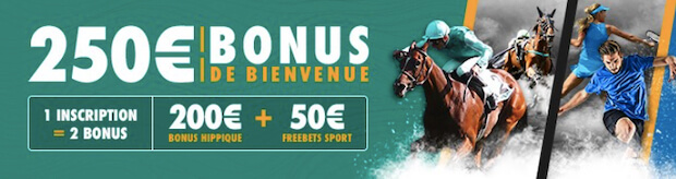 Empochez jusqu'à 250€ sur Genybet