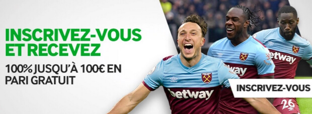 Remboursement du premier pari sur Betway