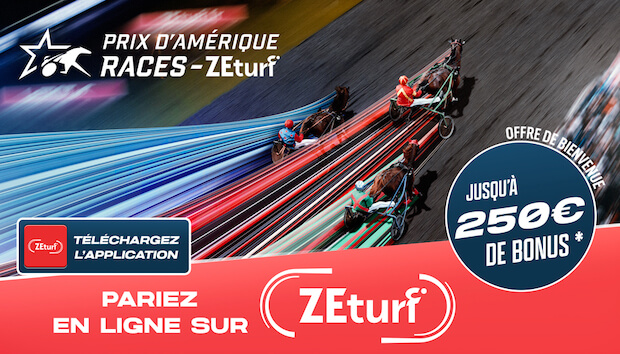 Offre de bienvenue ZEturf Prix d'Amérique