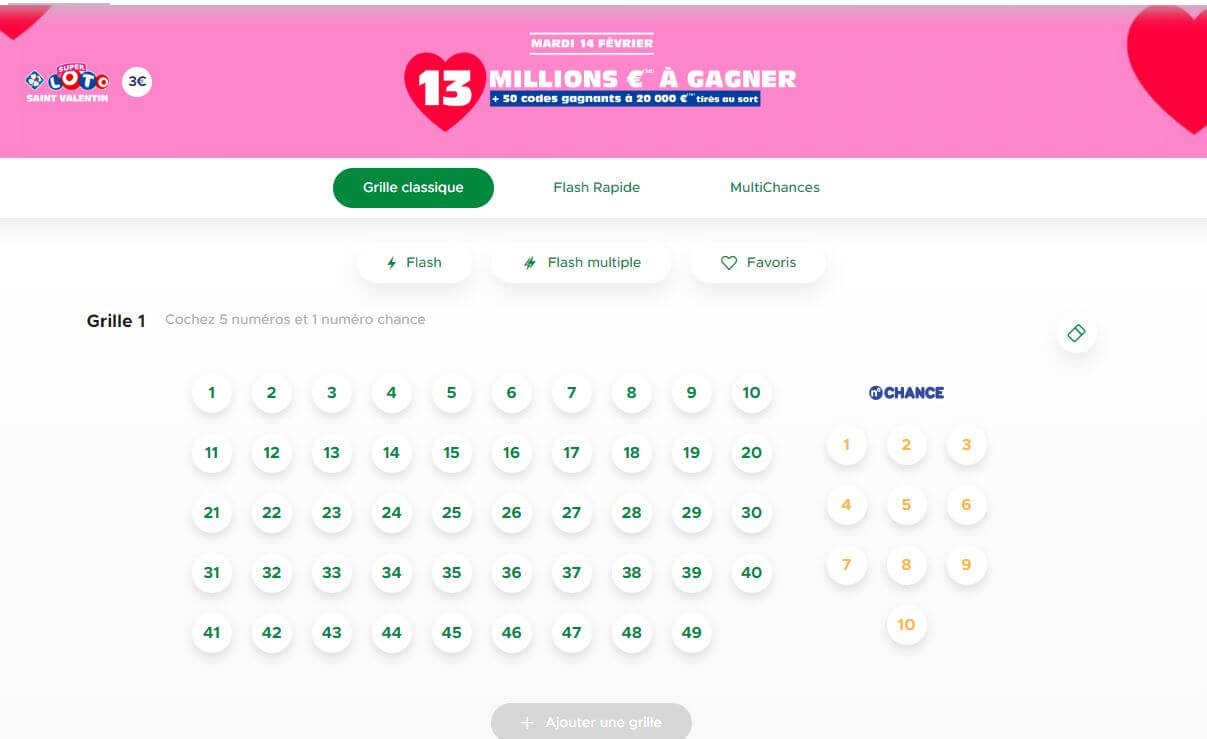 super loto saint valentin