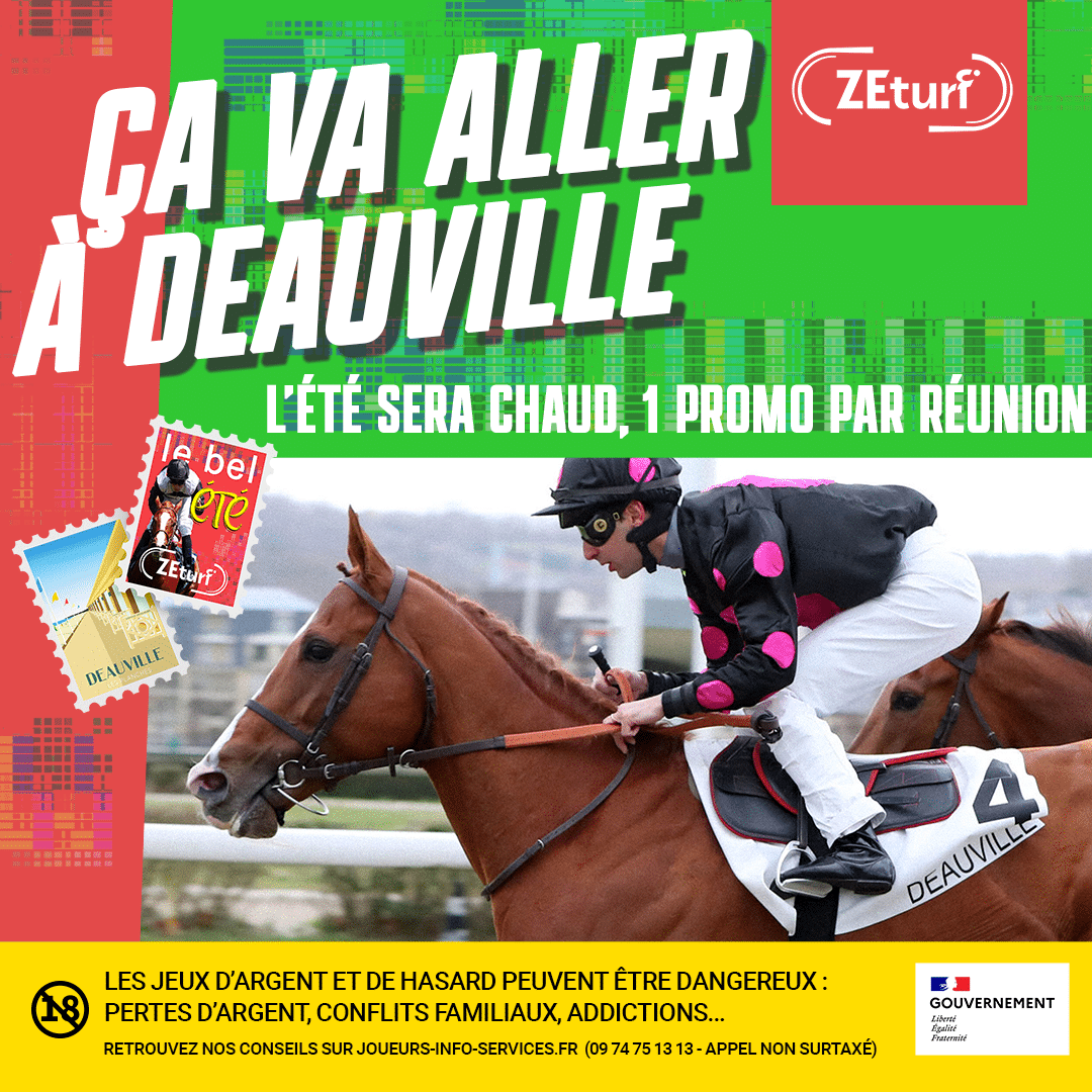 Sur ZEturf, une promo pour chaque réunion de Deauville - Kelbet