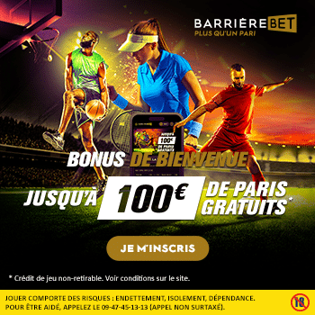Bonus Barrière Bet : tous les détails de l'offre