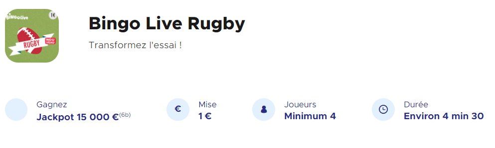 Bingo Live Rugby