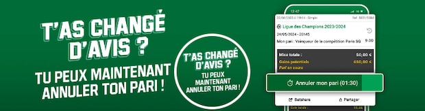 Annuler un pari sur Unibet