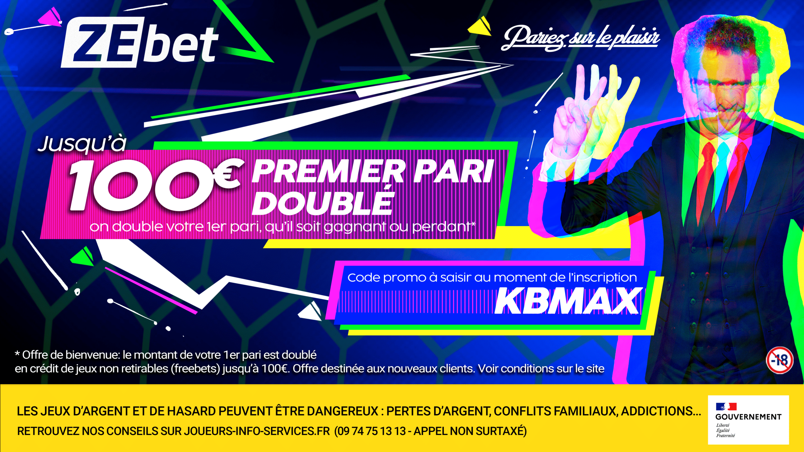 Code promo ZEbet KBMAX : 100€ de bonus en mai 2024