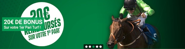 Offre nouveaux inscrits Unibet turf