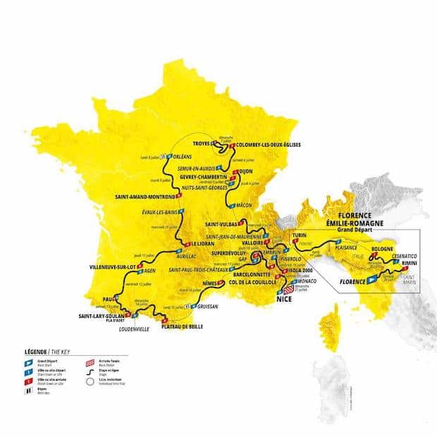 Parcours du Tour de France 2024