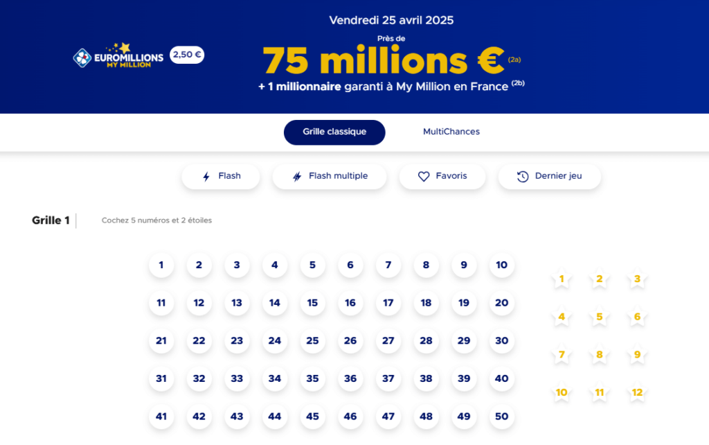 euromillions 25 avril 2025