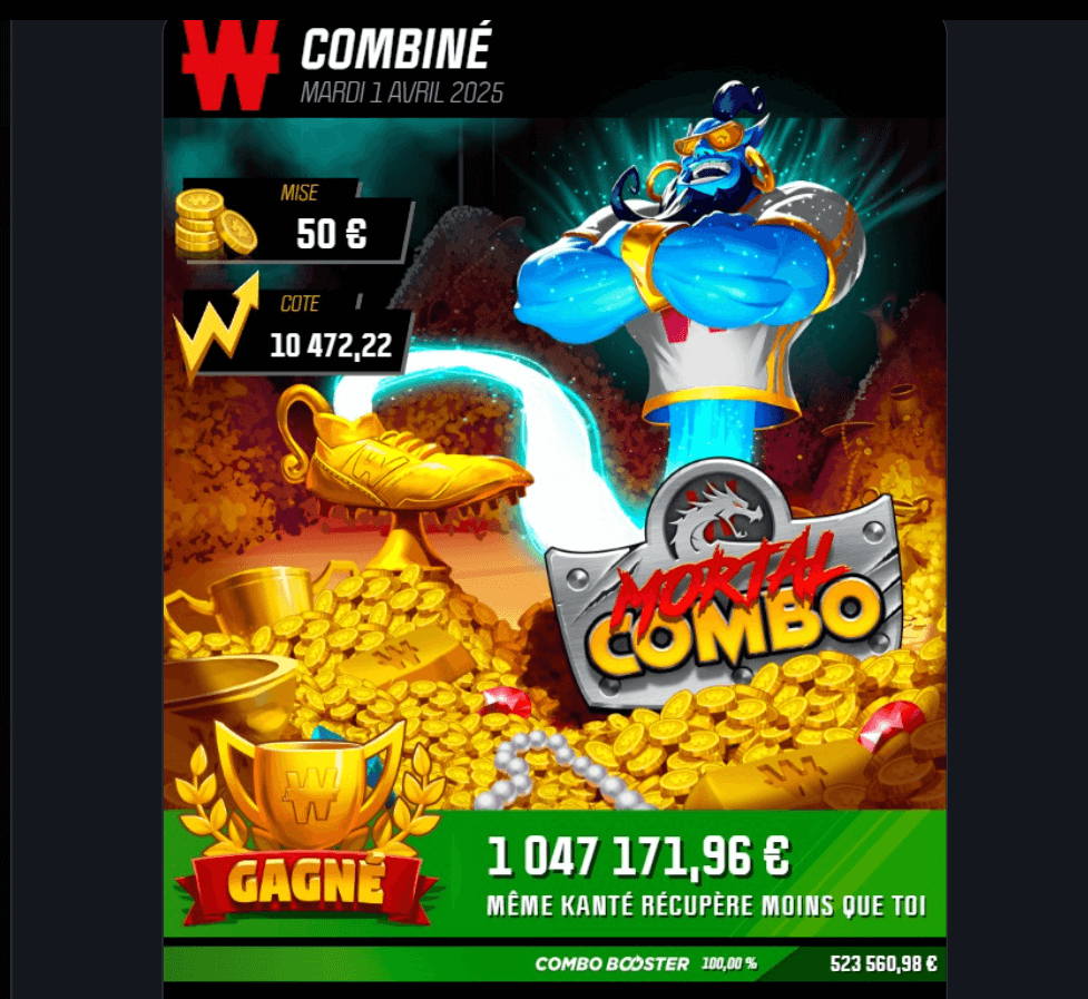 gain record winamax