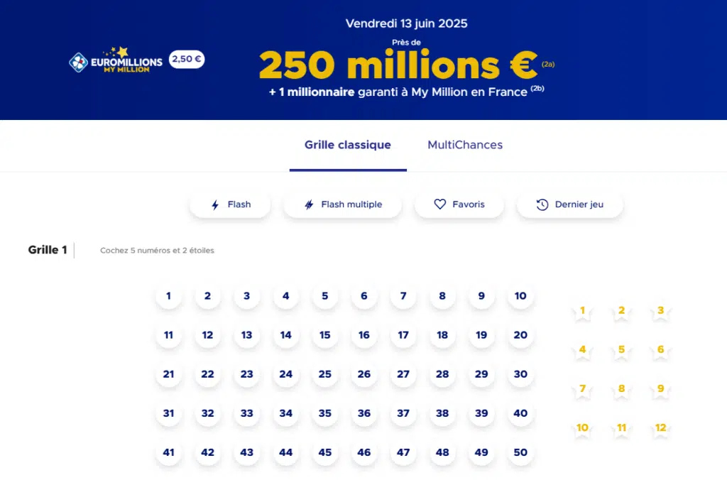 euromillions 13 juin 2025