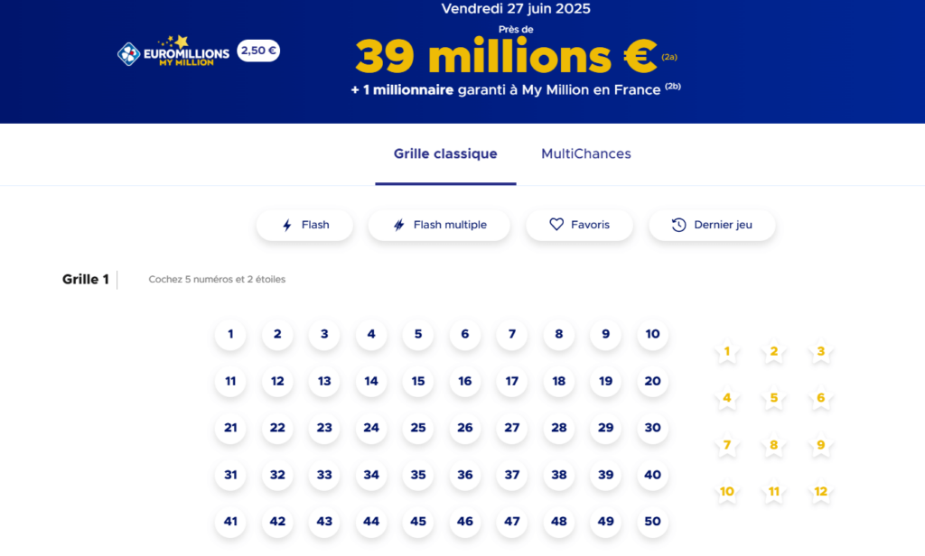 euromillions 27 juin 2025