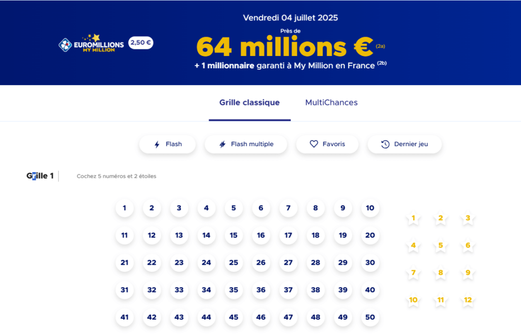 euromillions 4 juillet 2025