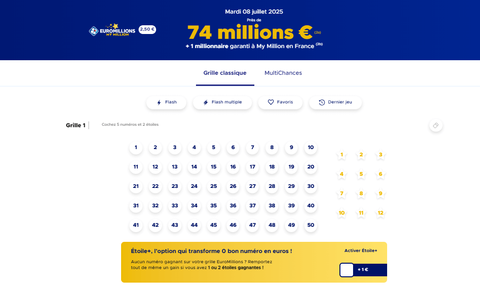 euromillions 8 juillet 2025